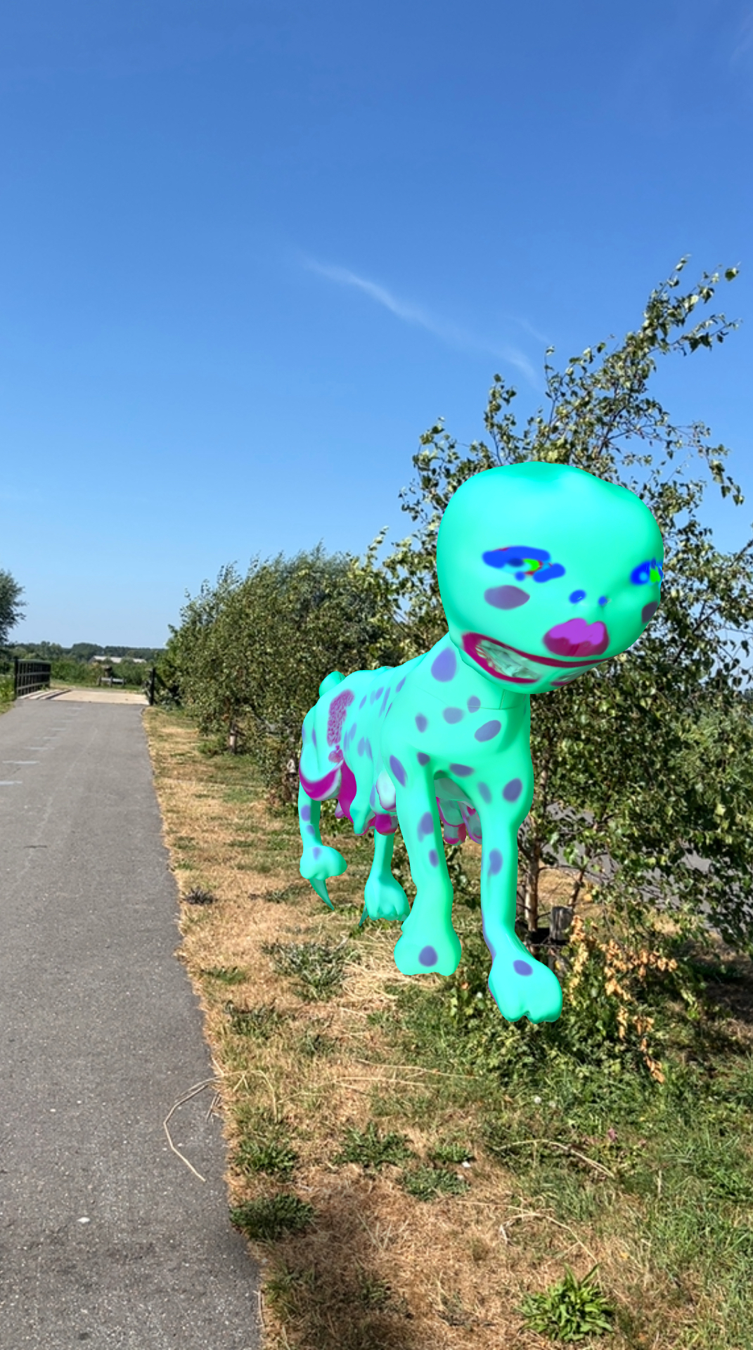 Impression of artwork Exquisite monster22 Animated Augmented Reality Sculpture