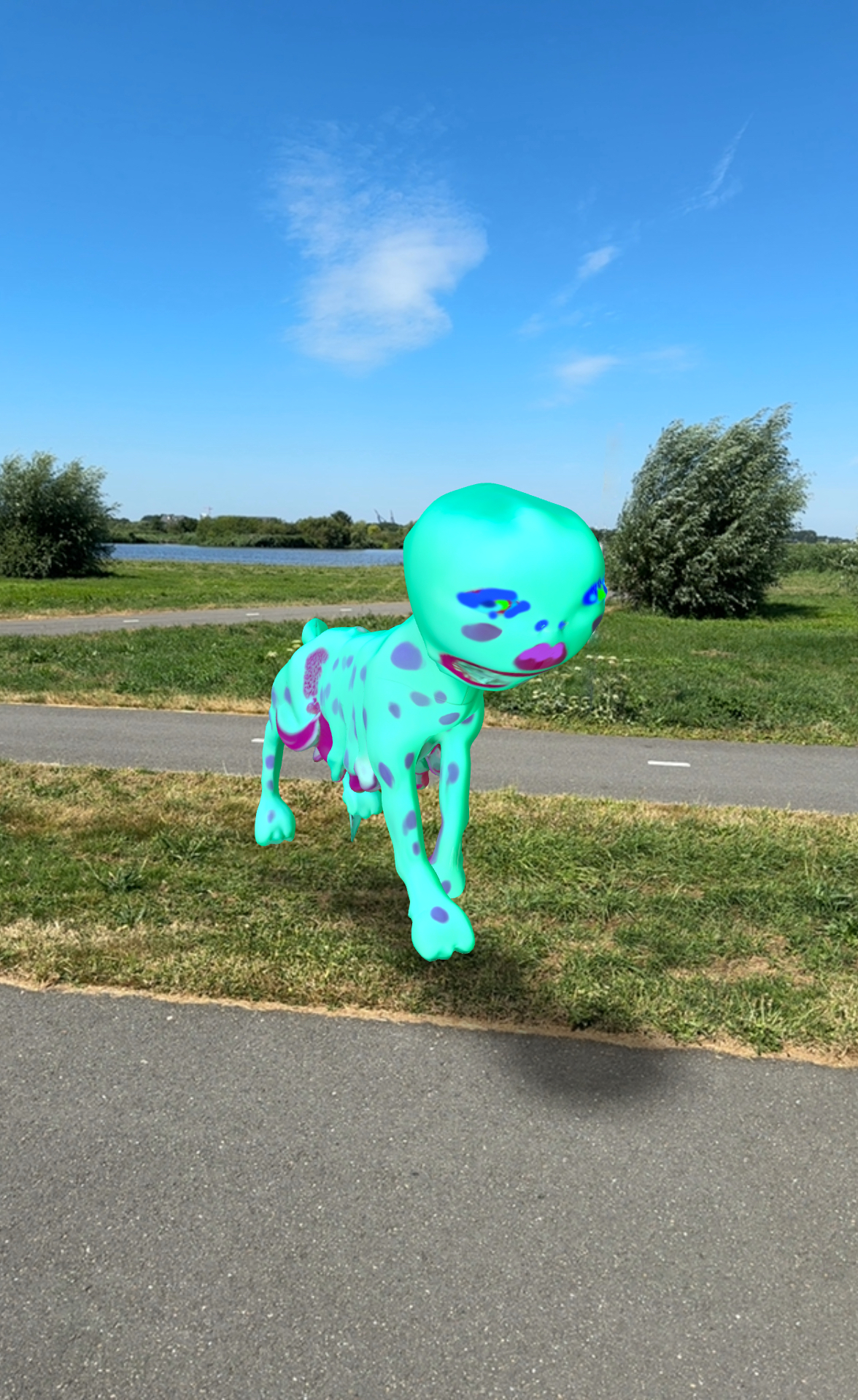 Impression of artwork Exquisite monster22 Animated Augmented Reality Sculpture